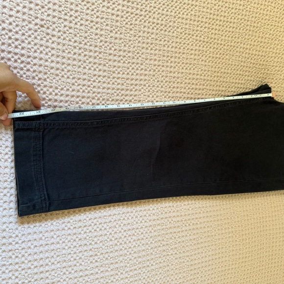 Everlane The Slim Leg Crop Jeans Black Size 4 High Rise Stretch Denim - Picture 10 of 10